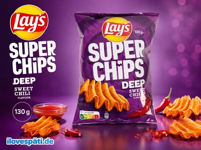 Lay’s Super Chips Deep Sweet Chilli Kartoffelchips 130 g