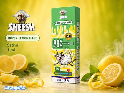 SHEESH Superior Vape Pro Edition Super Lemon Haze 1 ml Sativa