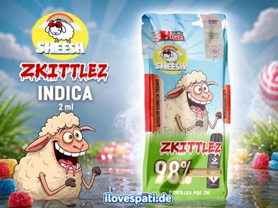 SHEESH Zkittlez Signature Superior Pod 2ml 98% Indica