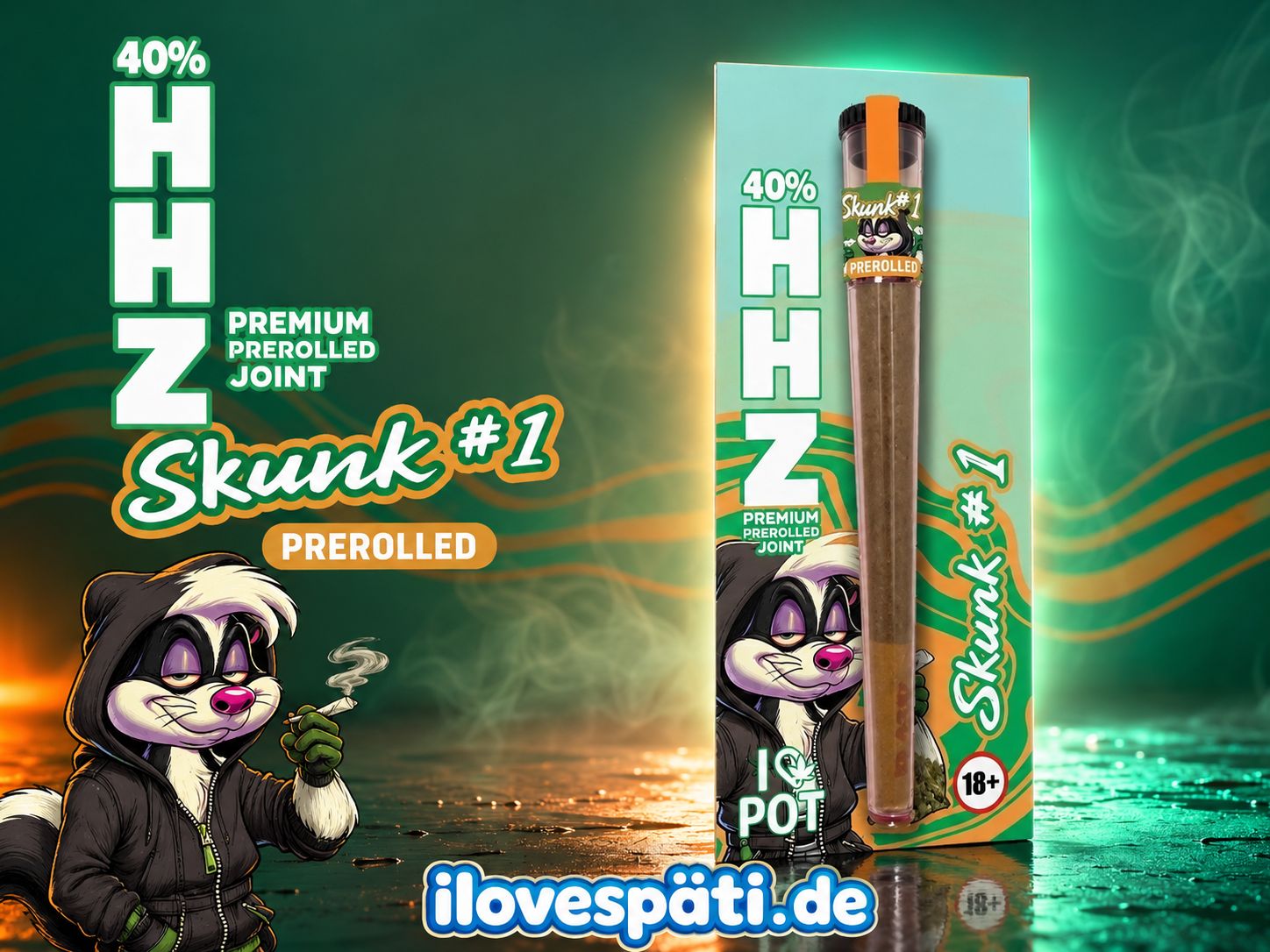I Love Pot HHZ Skunk #1 Pre-Roll 1,5 g – 40 % HHZ Blend