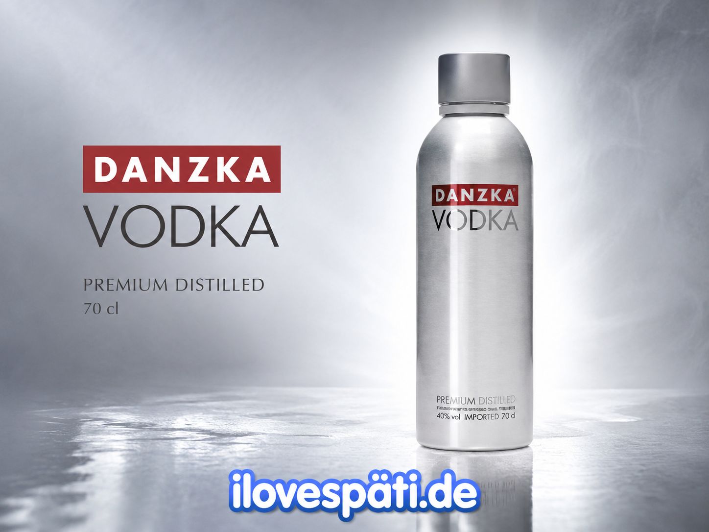 DANZKA Forty Vodka 0,7 l – 40 % vol. in Aluminiumflasche
