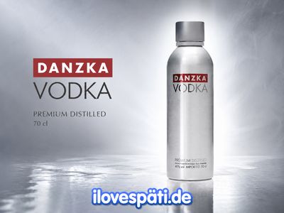 DANZKA Forty Vodka 0,7 l – 40 % vol. in Aluminiumflasche