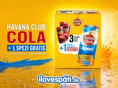 Havana Club Cola + Spezi 3+1 Aktionspack 4 × 330 ml – 10 % vol.