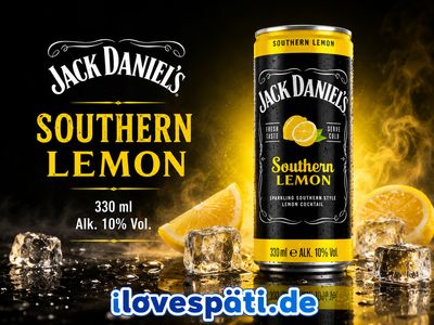 Jack Daniel’s Southern Lemon Whiskey-Cocktail 330 ml – 10 % vol.