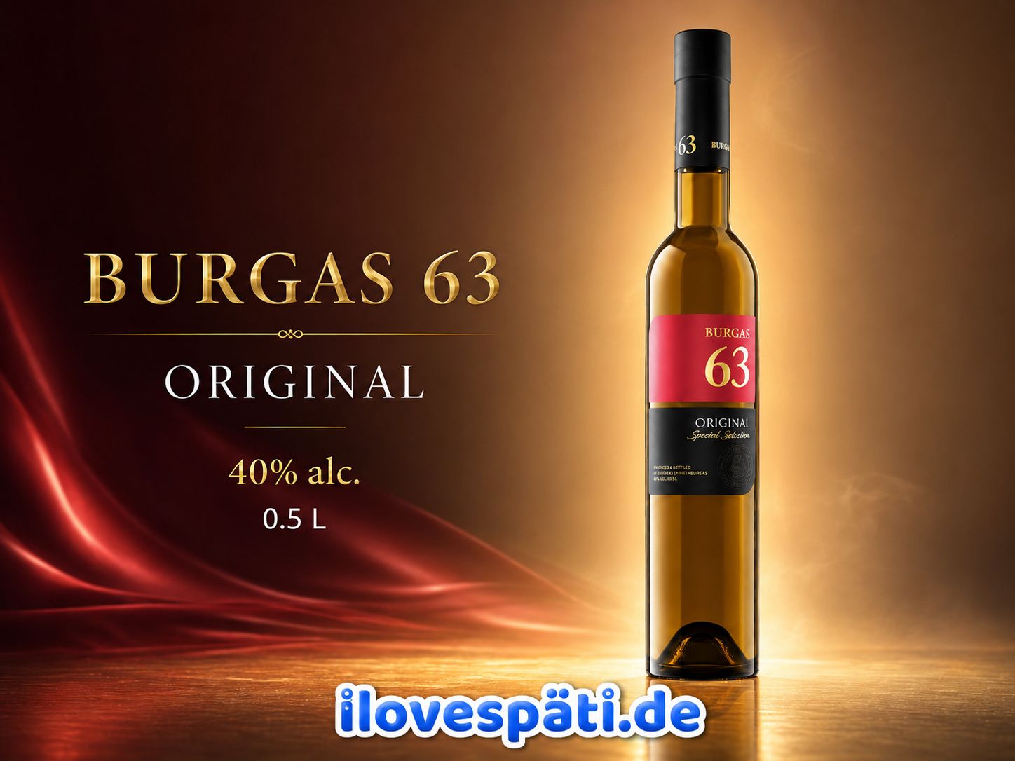 Burgas 63 Original Special Selection Traubenrakia 0,5 l 40 % Vol.