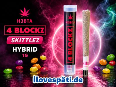 4 Blockz H3BTA Skittlez Hybrid Pre-Roll 1 g
