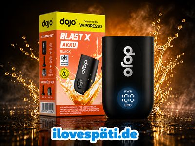 DOJO Blast X Akkuträger Black 1000 mAh by Vaporesso