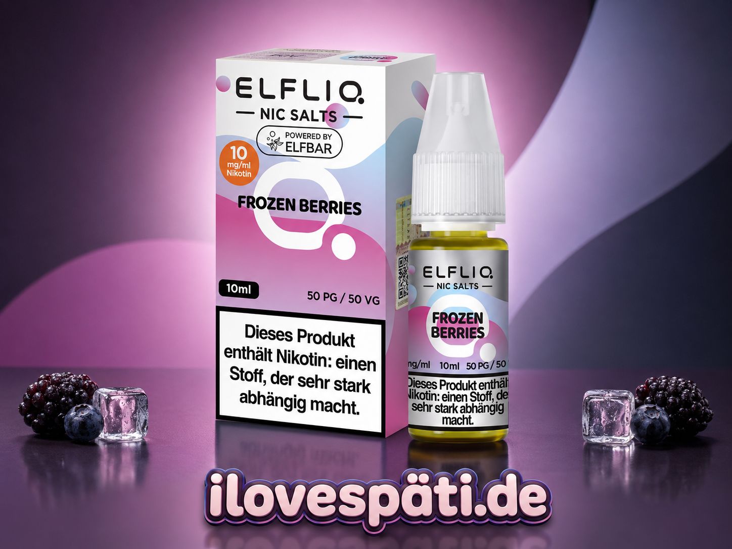 ELFBAR ELFLIQ Frozen Berries Nikotinsalz-Liquid 10 ml 10 mg/ml