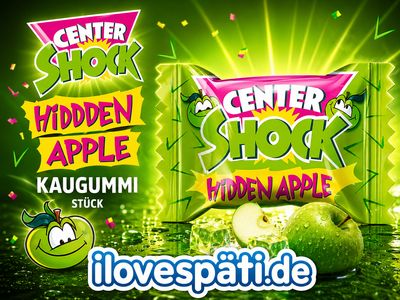 Center Shock Hidden Apple Kaugummi 1 Stück 4 g