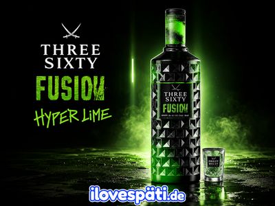 Three Sixty Fusion Hyper Lime Shot 0,7 l 20 % vol.