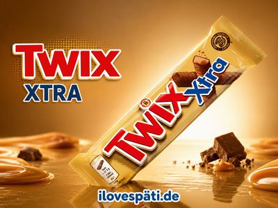 TWIX Xtra Schokoladenriegel 2 × 37,5 g (75 g)