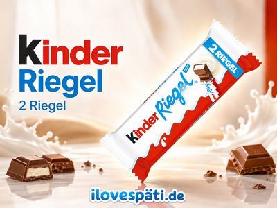 kinder Riegel 2er-Pack 42 g mit Milchfüllung