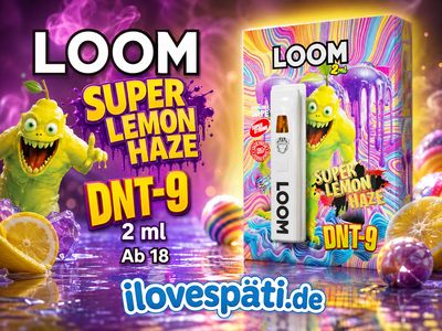 LOOM DNT-9 Super Lemon Haze Cannabinoid-Vape 2 ml