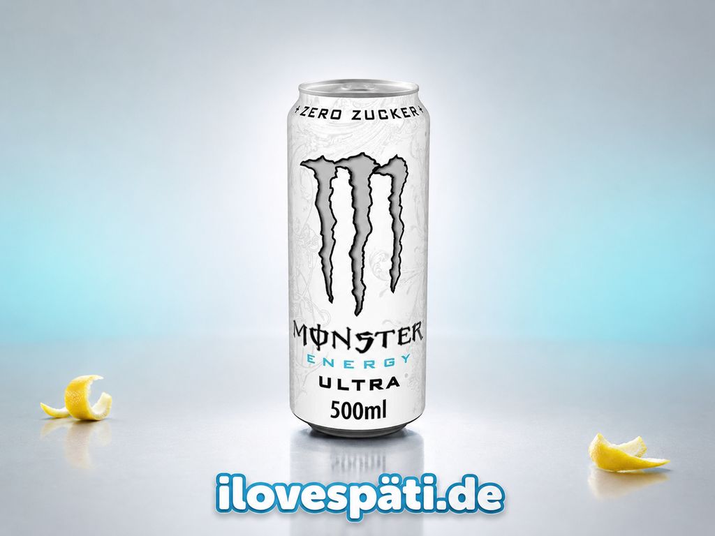 Monster Energy Ultra White Zero Zucker 500 ml