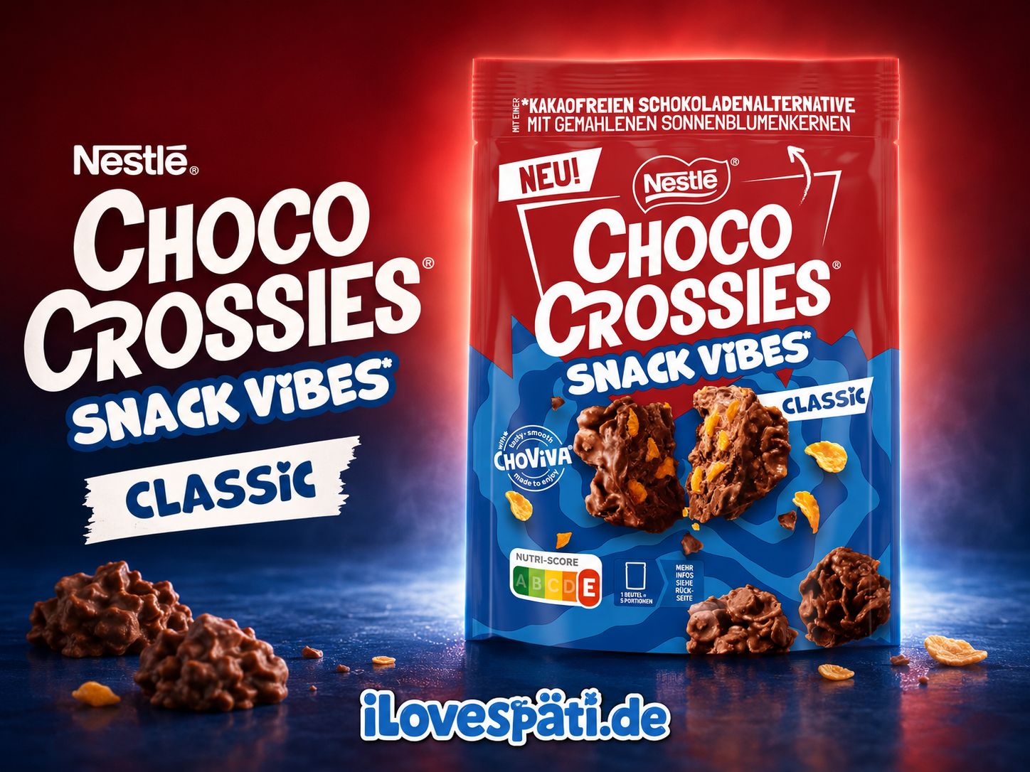 Nestlé Choco Crossies Snack Vibes Classic ChoViva 100 g