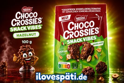 Nestlé Choco Crossies Snack Vibes Hazelnut 100 g