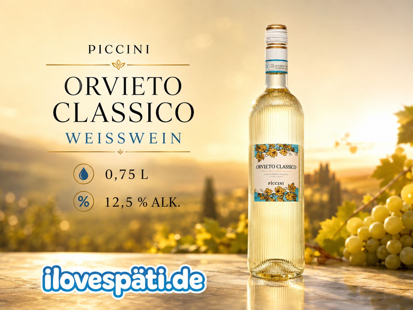 Piccini Orvieto Classico DOC Weißwein 0,75 l