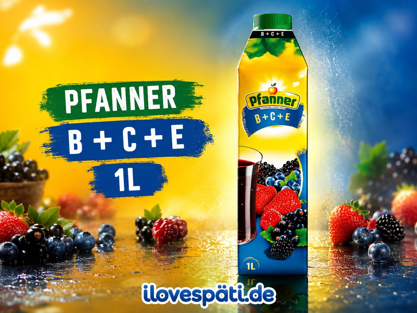 Pfanner B+C+E Waldfrüchtegetränk 1 l – 30 % Frucht
