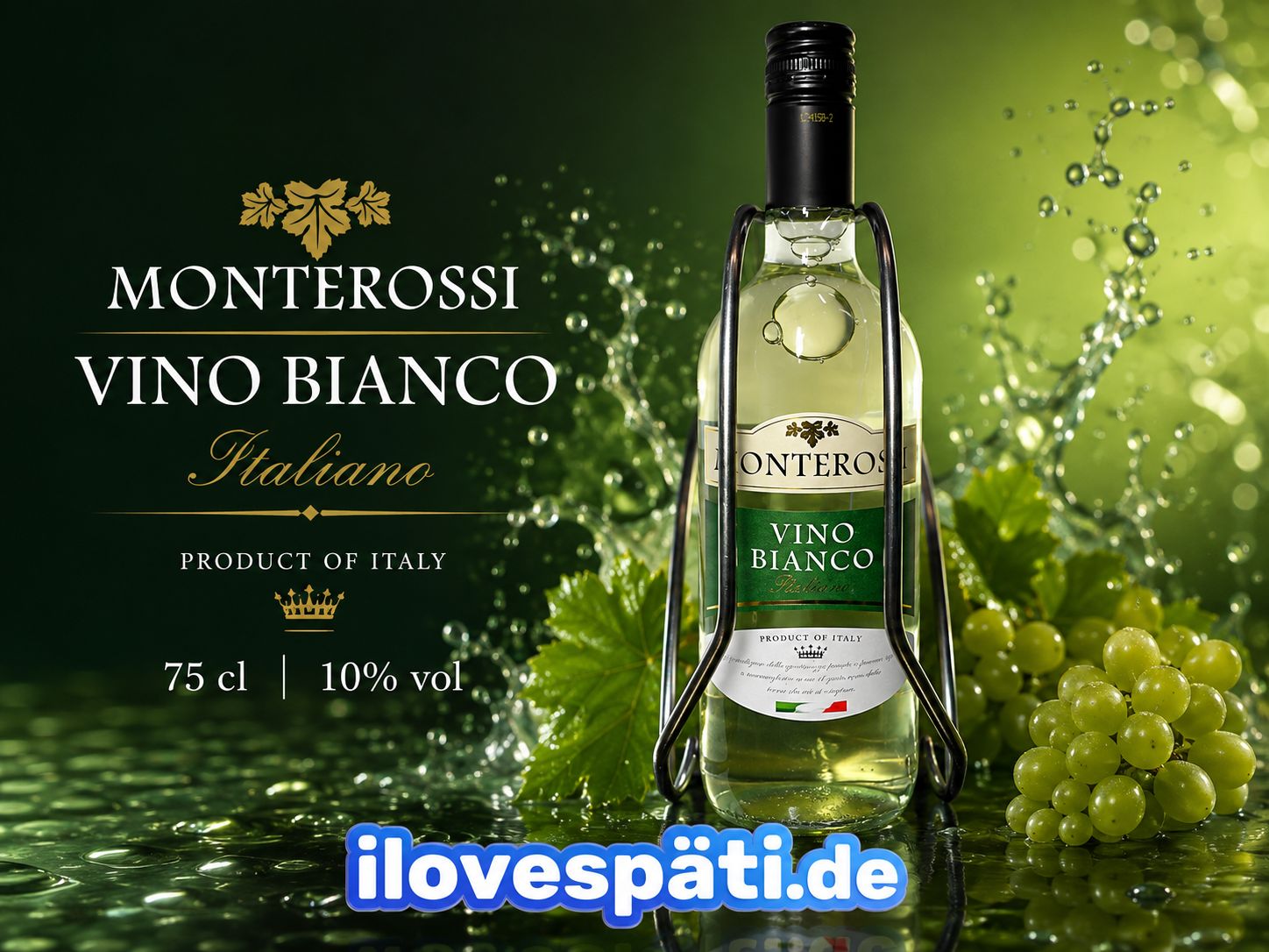 Monterossi Vino Bianco Italiano Weißwein 0,75 l 10 % vol