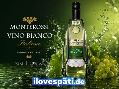 Monterossi Vino Bianco Italiano Weißwein 0,75 l 10 % vol