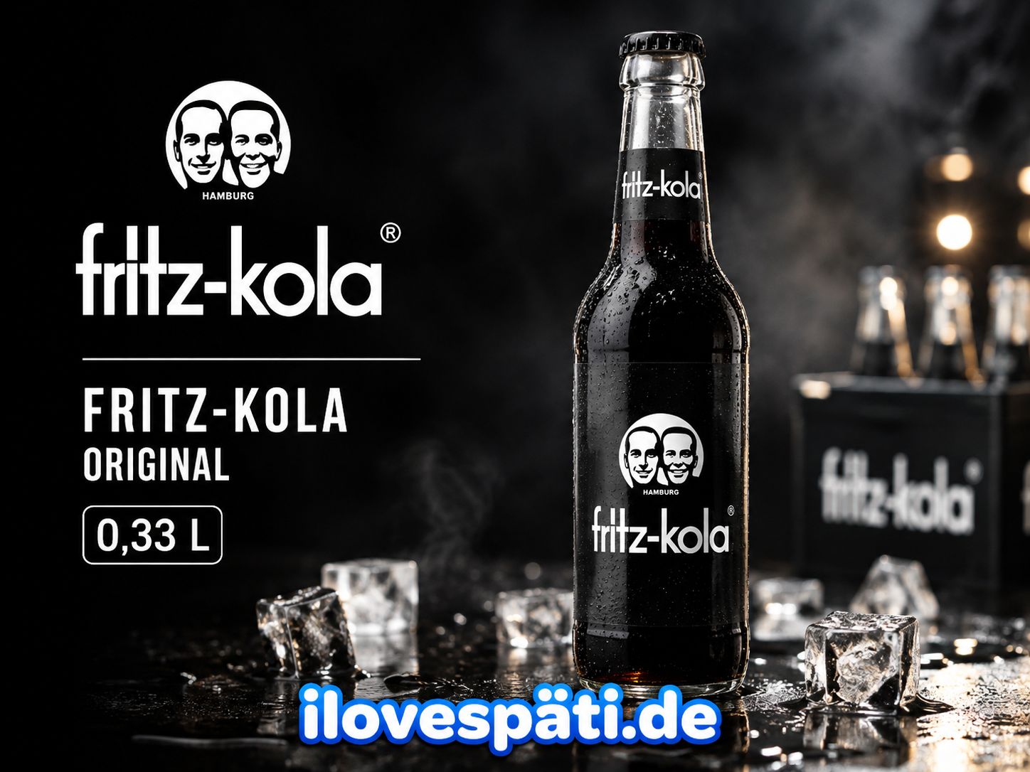 fritz-kola Original 0,33 l Mehrweg – 25 mg Koffein/100 ml