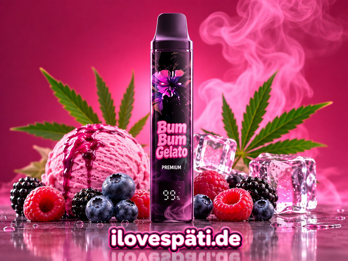 GAZO PRO by GZUZ H3BTA Bum Bum Gelato Vape 1 ml