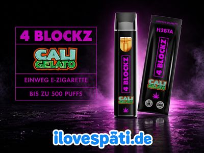 4 BLOCKZ H3BTA Cali Gelato Einweg E-Zigarette 1 ml