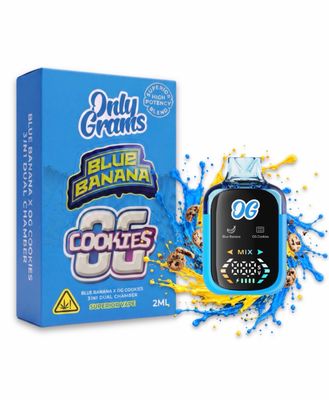 OnlyGrams Superior Dual Chamber Blue Banana × OG Cookies Vape 2 ml