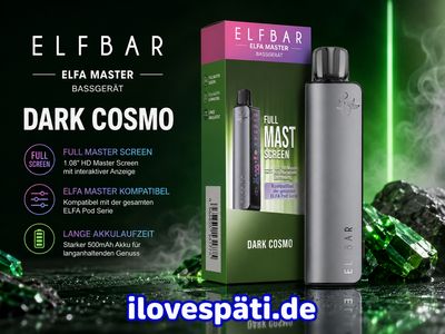 ELFBAR ELFA Master Dark Cosmo Basisgerät 850 mAh