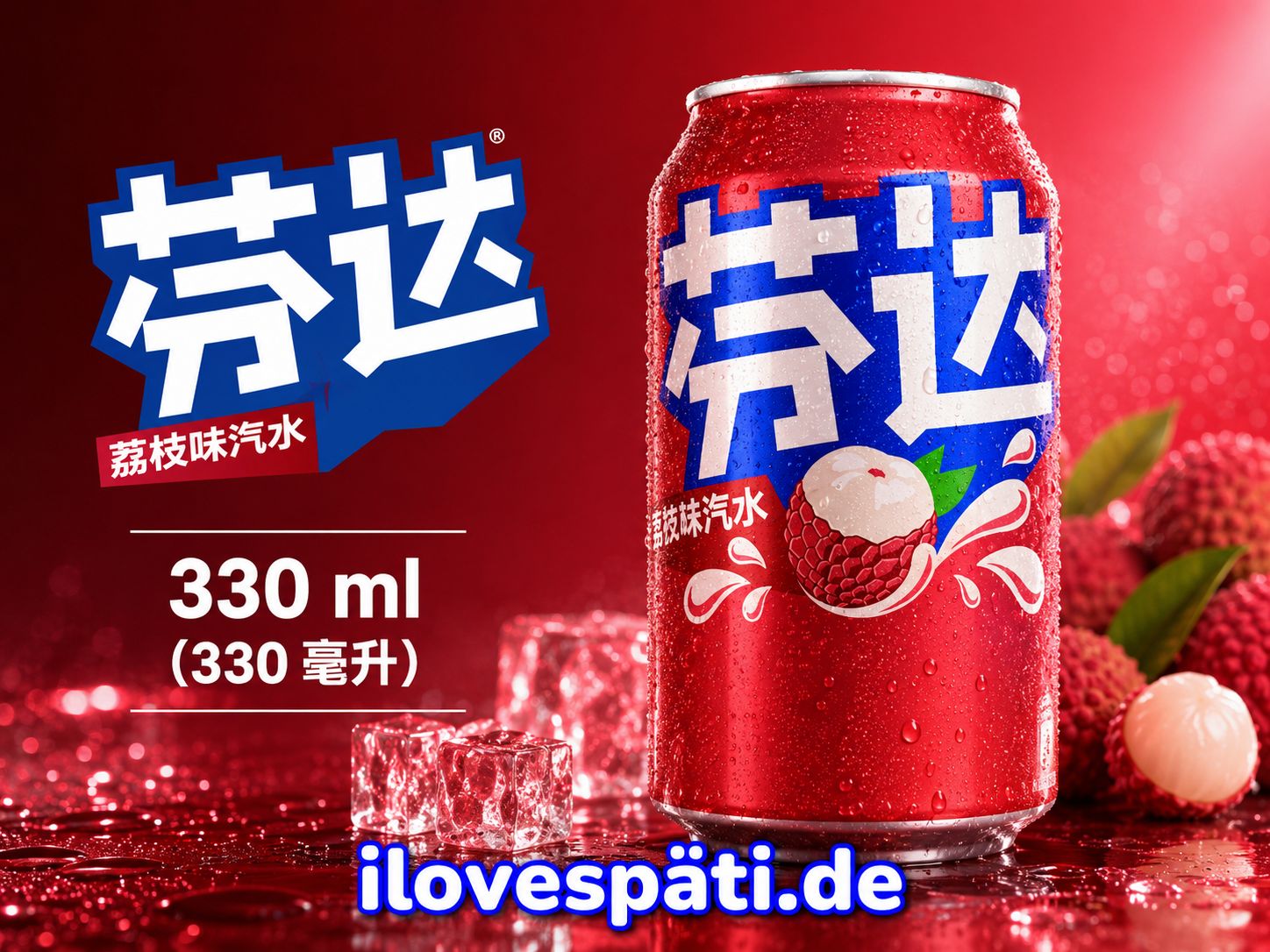 Fanta Lychee Flavour China Erfrischungsgetränk 330 ml
