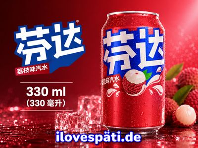 Fanta Lychee Flavour China Erfrischungsgetränk 330 ml