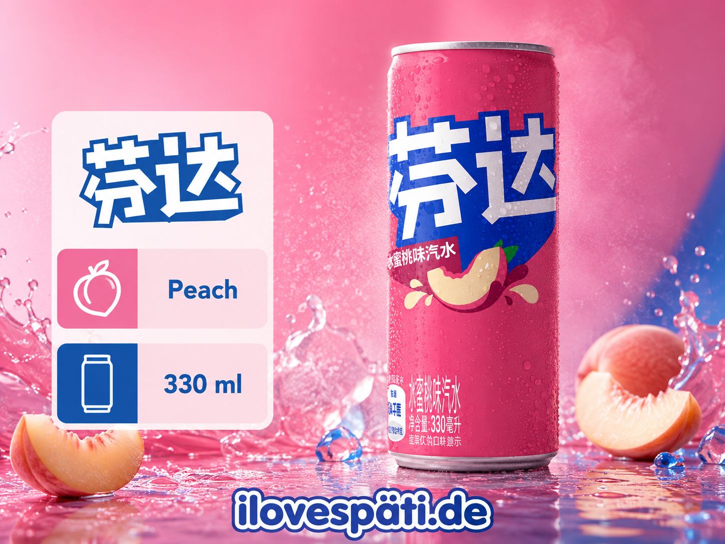 Fanta Peach Flavour China 330 ml Dose