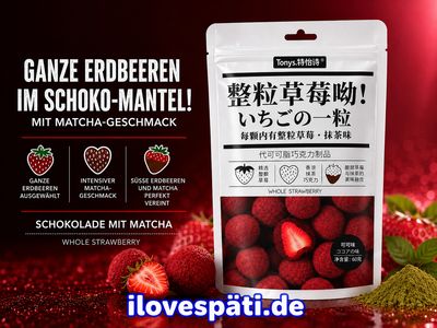 Tonys 特怡诗 Whole Strawberry Erdbeer-Süßware 60 g
