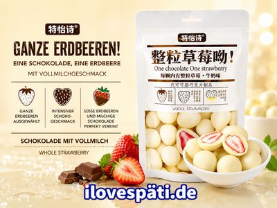 Tonys Whole Strawberry Milk Flavor Erdbeer-Süßware 60 g