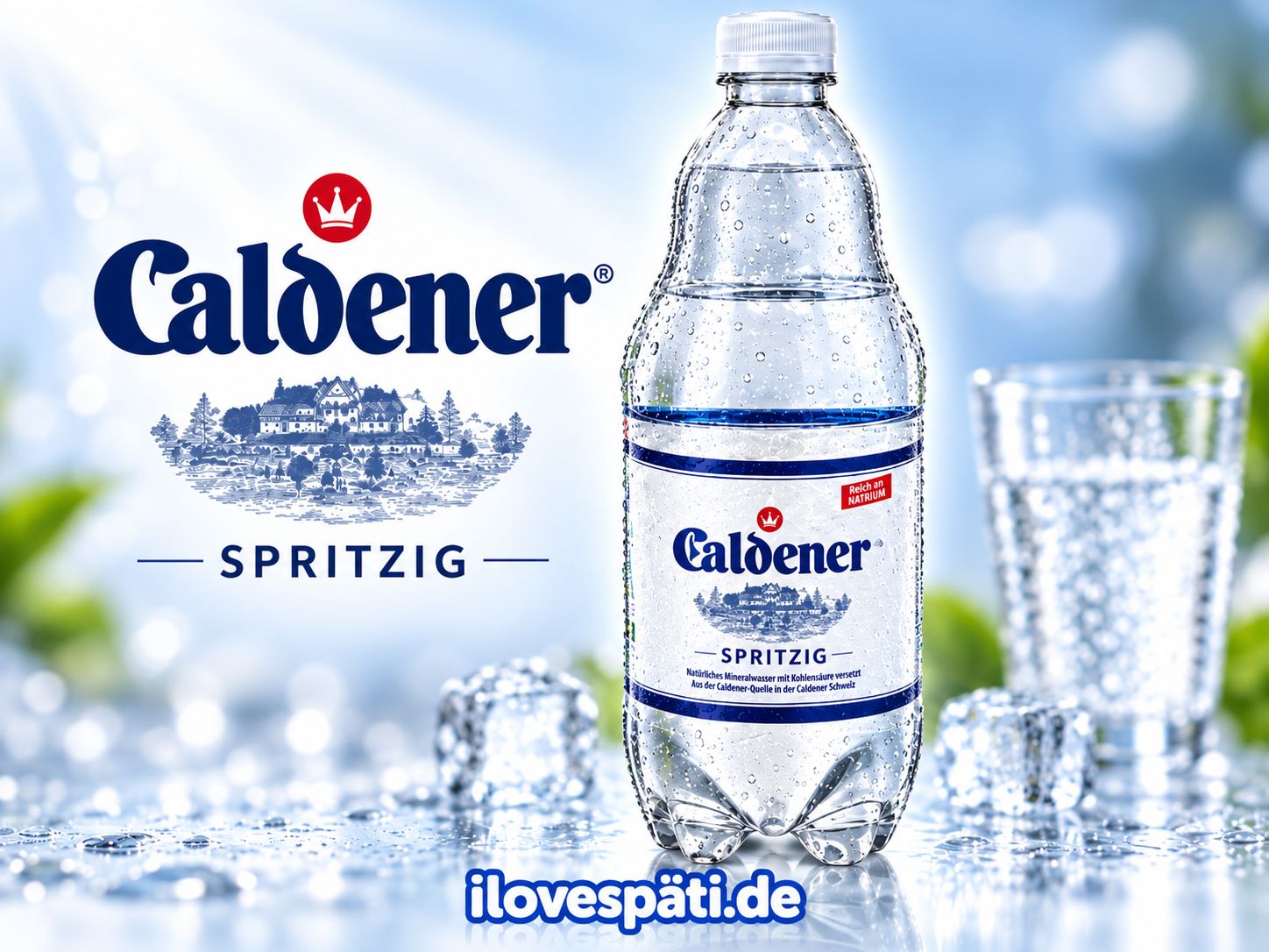 Caldener Spritzig Mineralwasser 1 l PET-Mehrweg