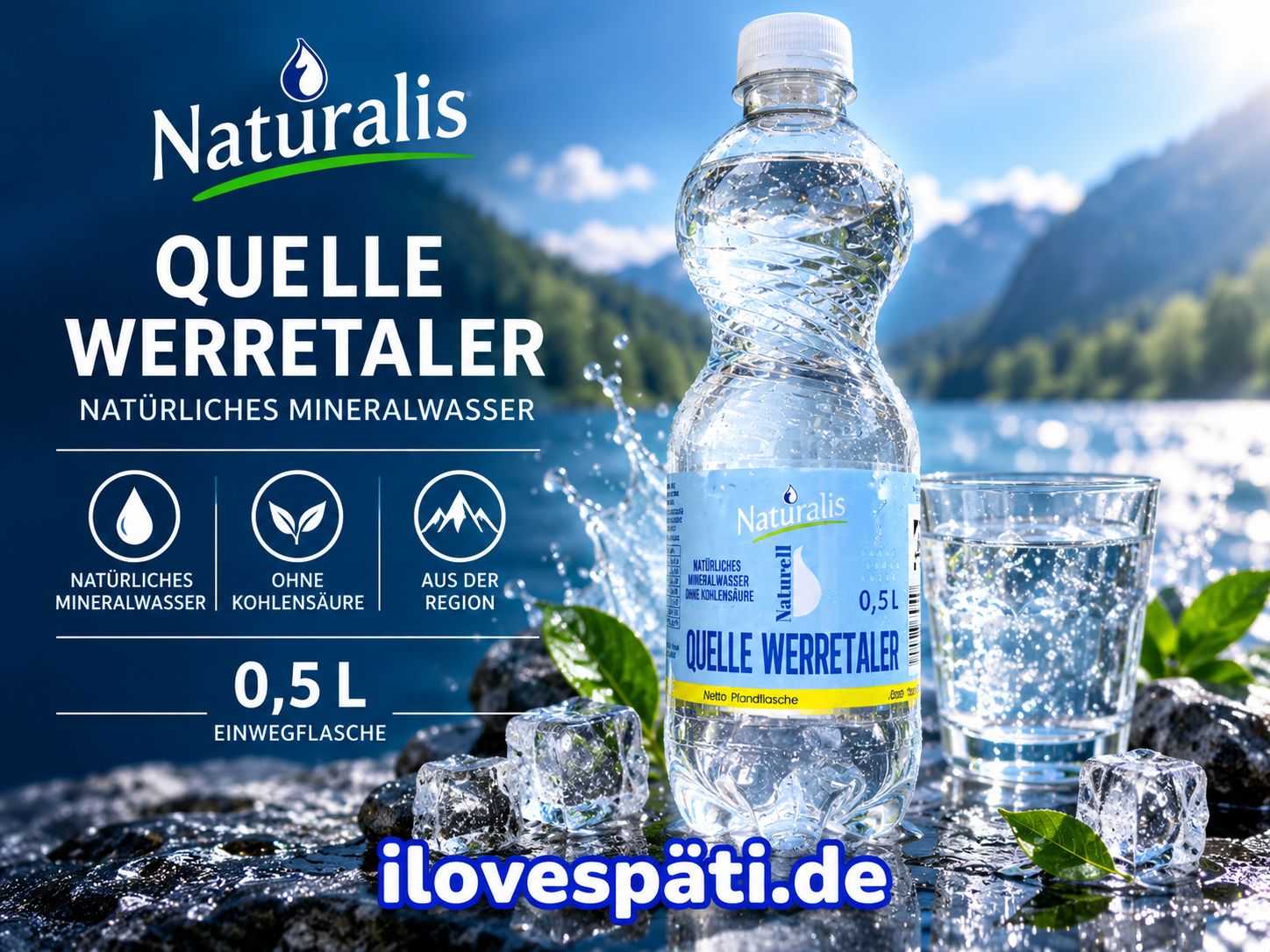 Naturalis Quelle Werretaler Still Mineralwasser 0,5 l