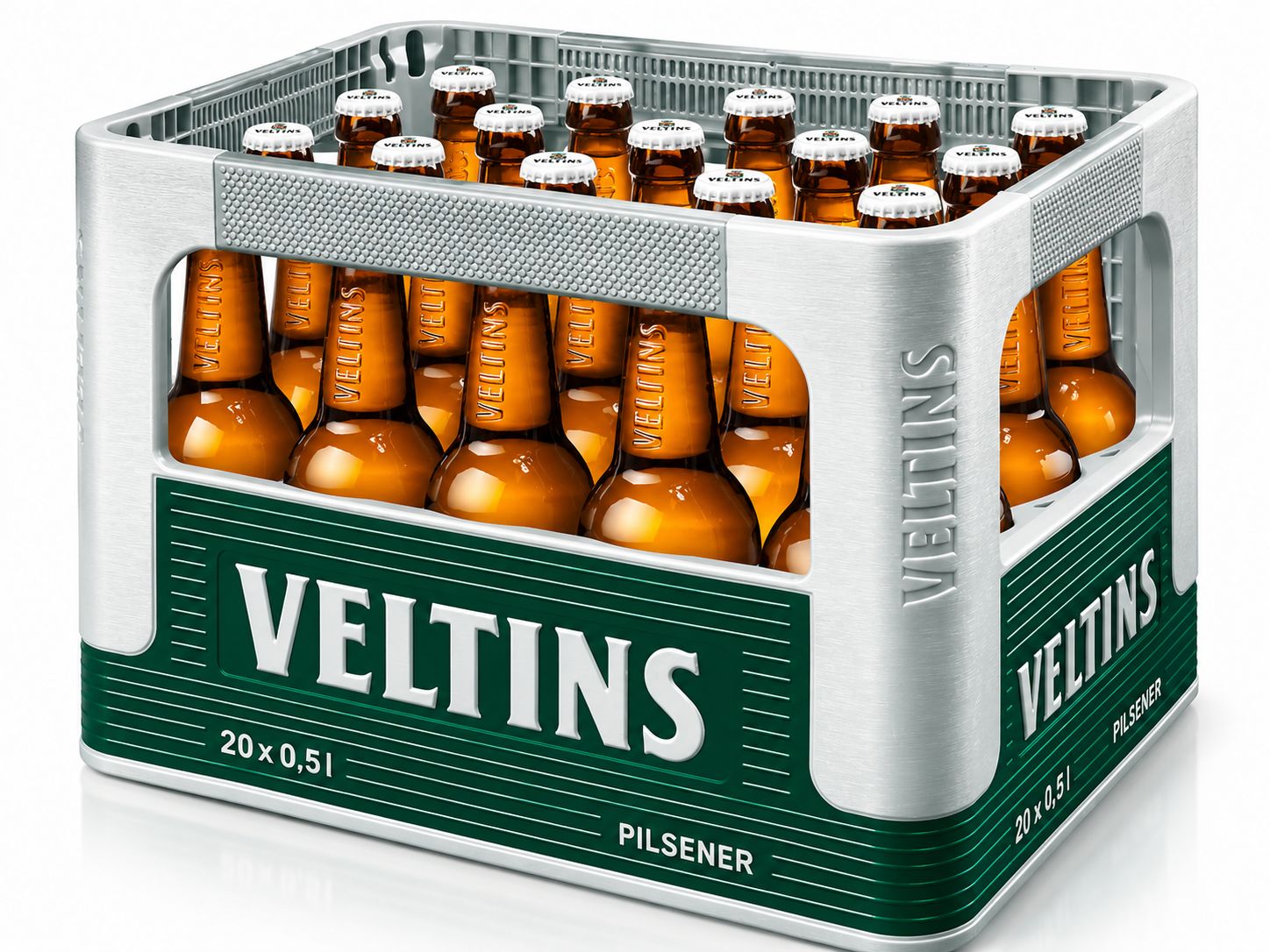 VELTINS Pilsener Bierkasten 20 × 0,5 l – 4,8 % vol.