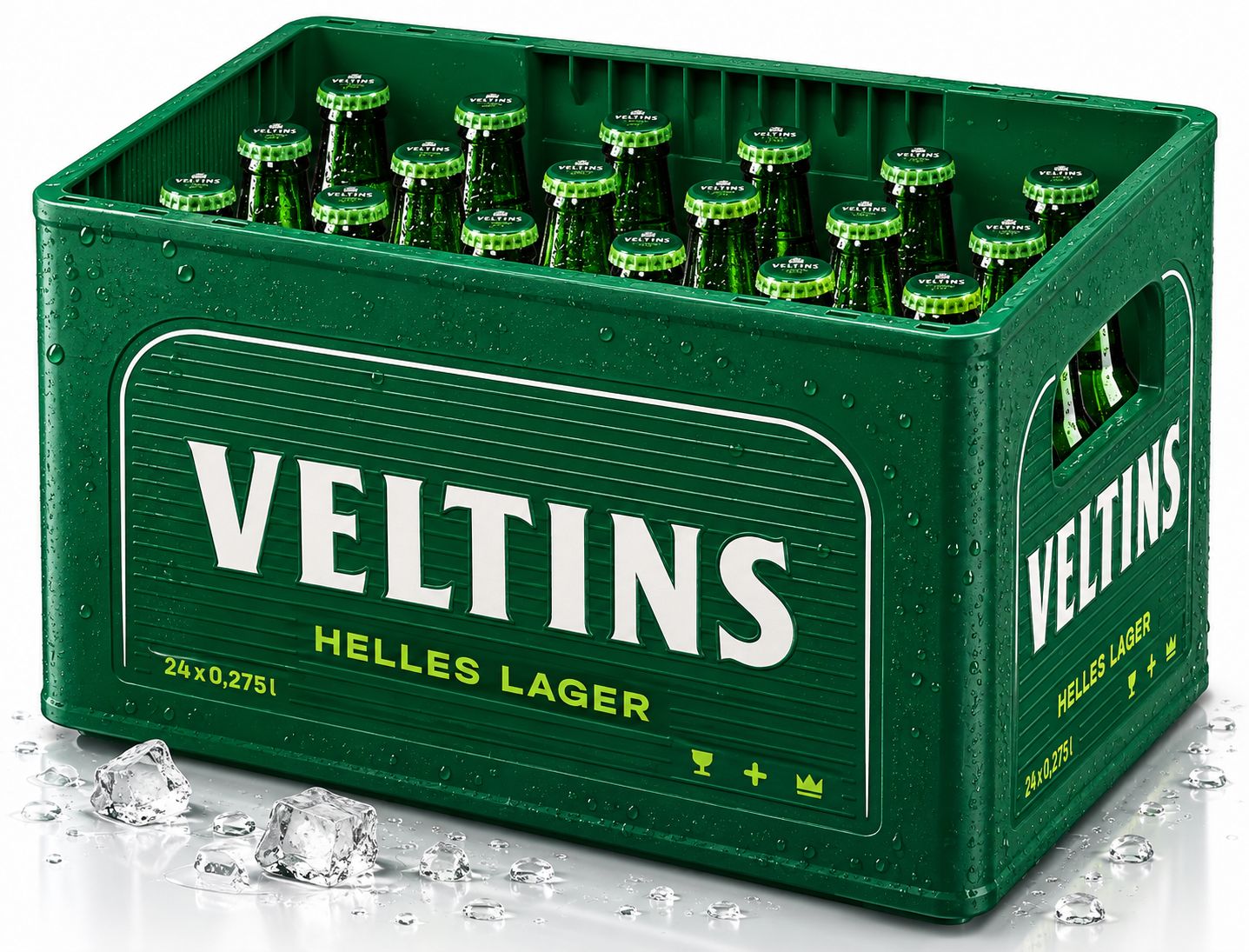 VELTINS Helles Lager Kasten 24 × 0,275 l – 5,0 % vol.