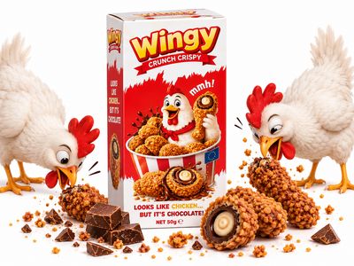 Wingy Crunch Crispy Erdbeere – Schokoladensnack 50 g Wingy Crunch Crispy Erdbeere – Schokoladensnack 50 g