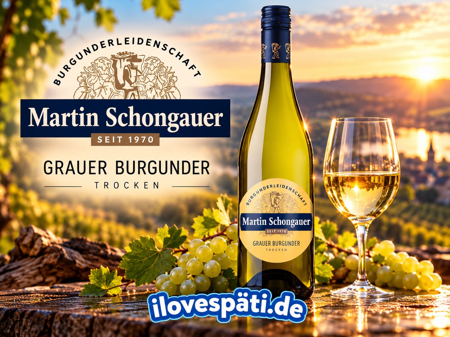 Martin Schongauer Burgunderleidenschaft Grauer Burgunder trocken 2024 – Rheinhessen Weißwein 0,75 l – 12 % vol.