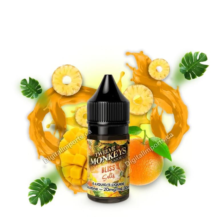 TWELVE MONKEYS NIC SALT 30ML (Excise AB Tax Included) - Bliss, 20 mg