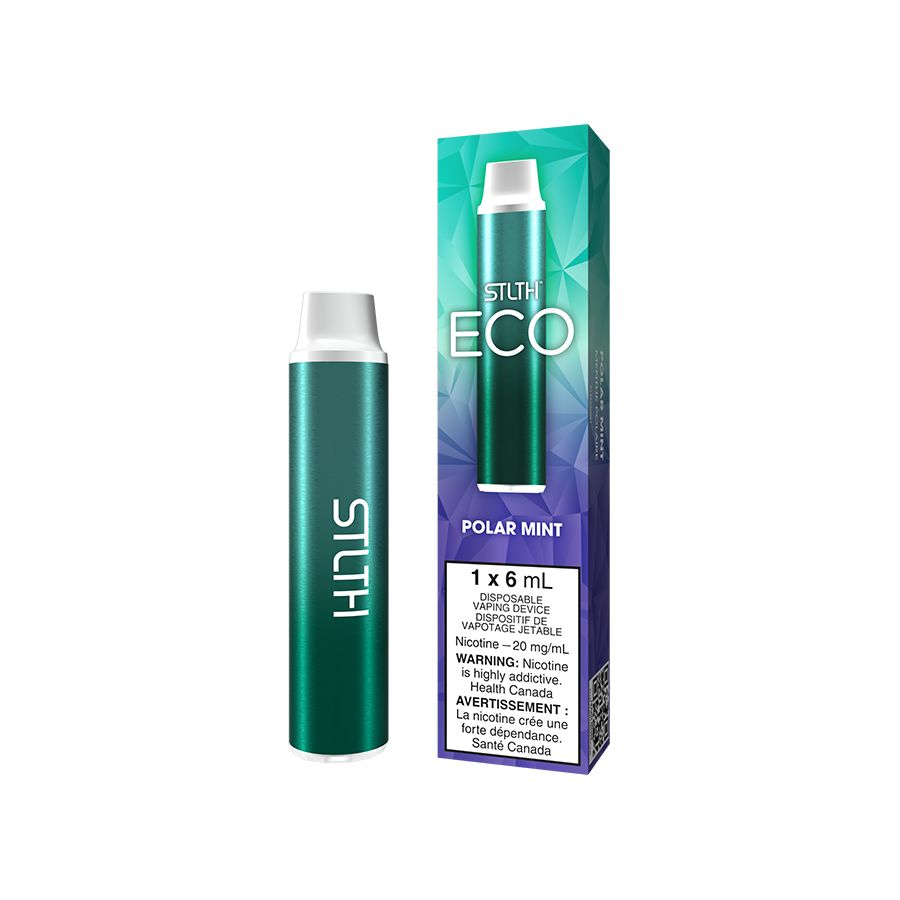 STLTH ECO DISPOSABLE 6ML (Excise AB Tax Included) - polar mint no nicotine