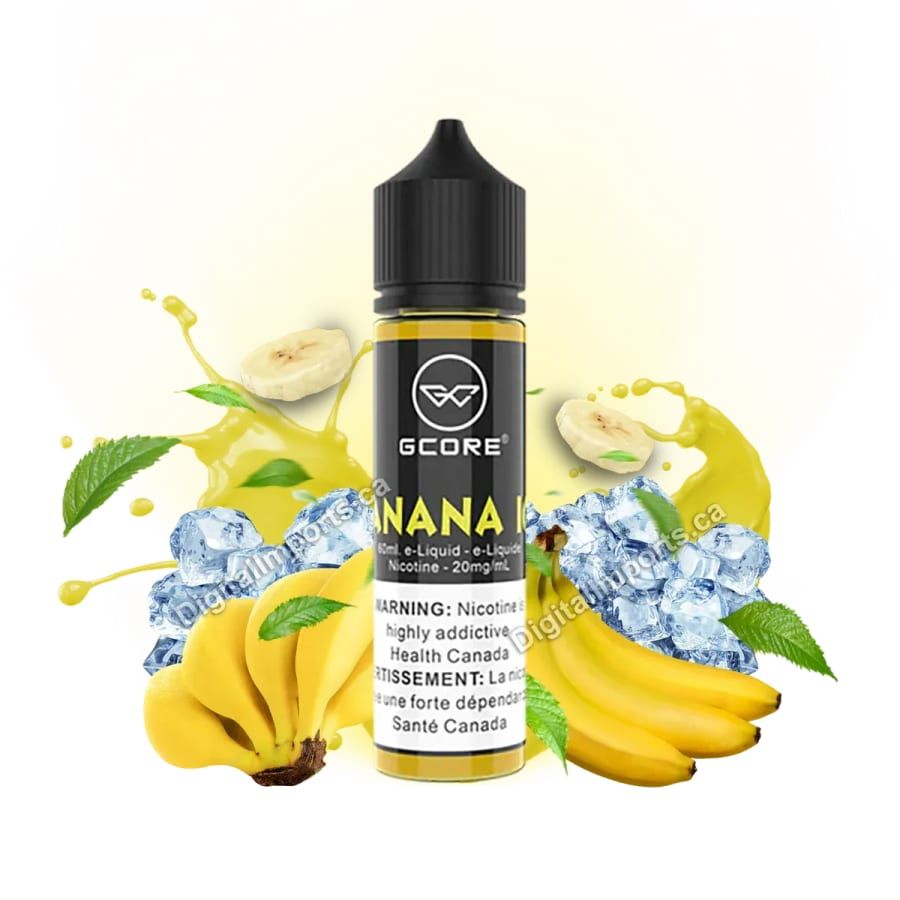 GCORE E-JUICES SALT 60 ml (Excise AB Tax Included) - BANANA ICE, 20 mg