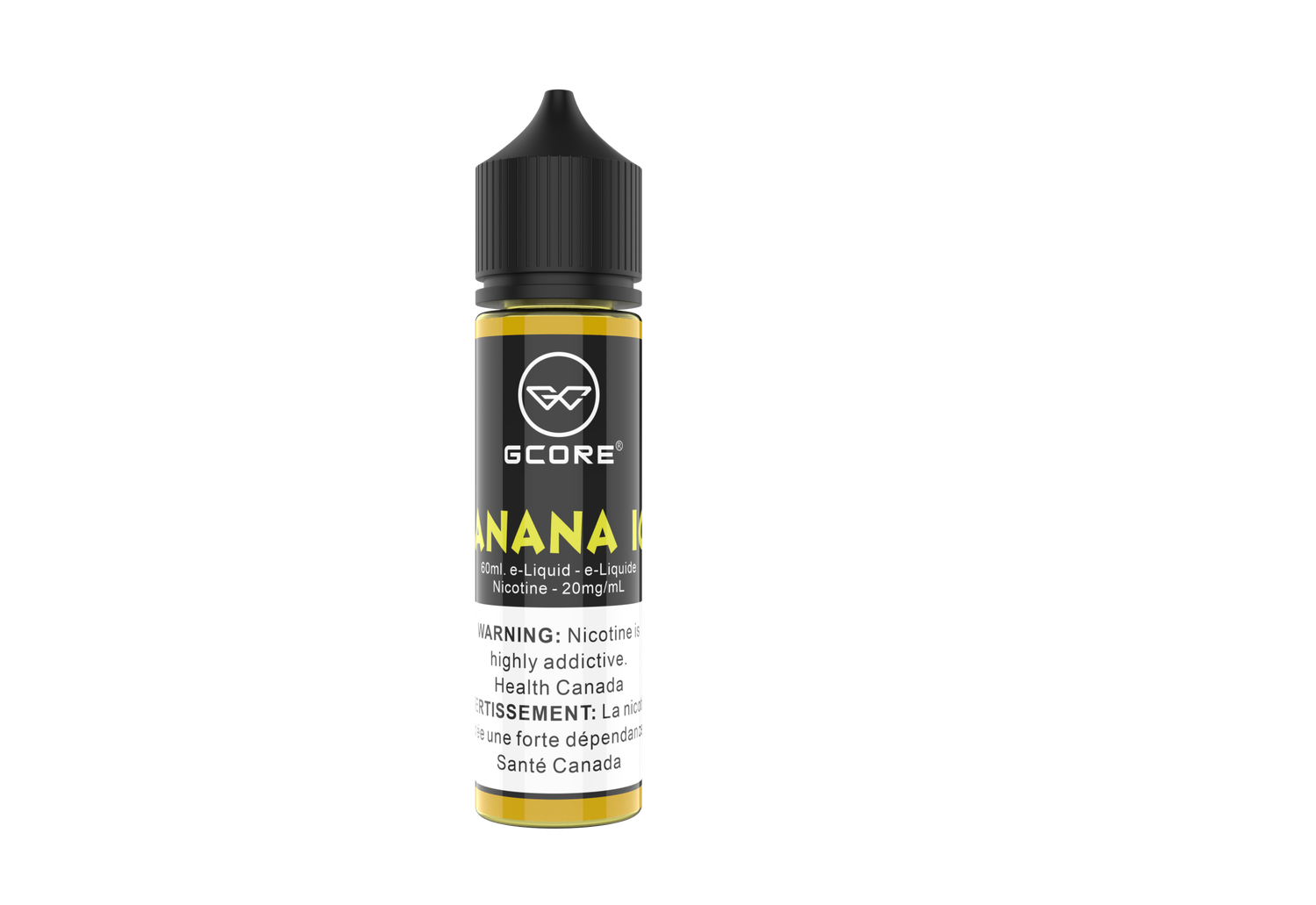 GCORE E-JUICES SALT 60 ml (Excise AB Tax Included) - BANANA ICE, 20 mg