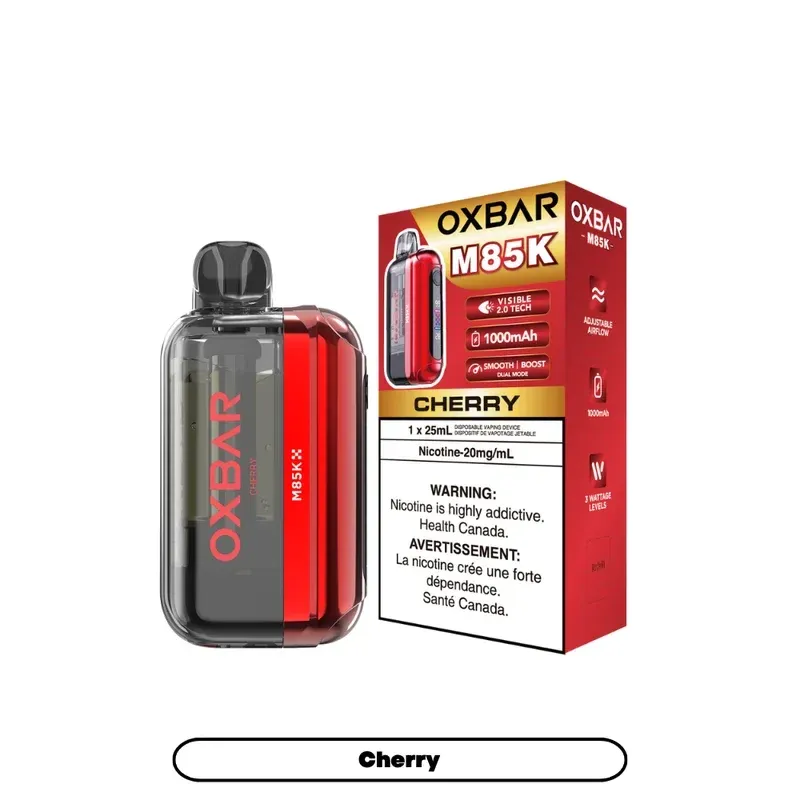 Oxbar M85k (EXCISE AB TAX INCLUDED) - Cherry, 20 mg