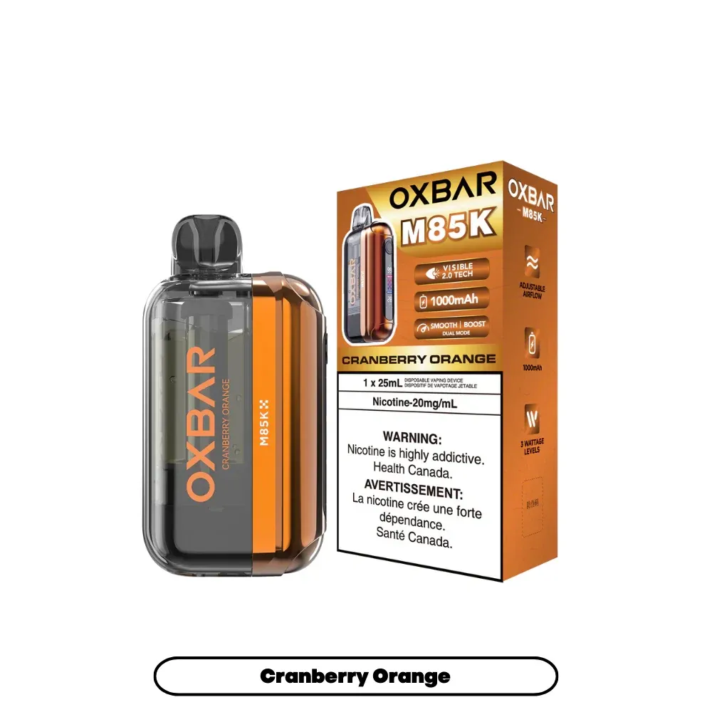 Oxbar M85k (EXCISE AB TAX INCLUDED) - Cranberry Orange, 20 mg