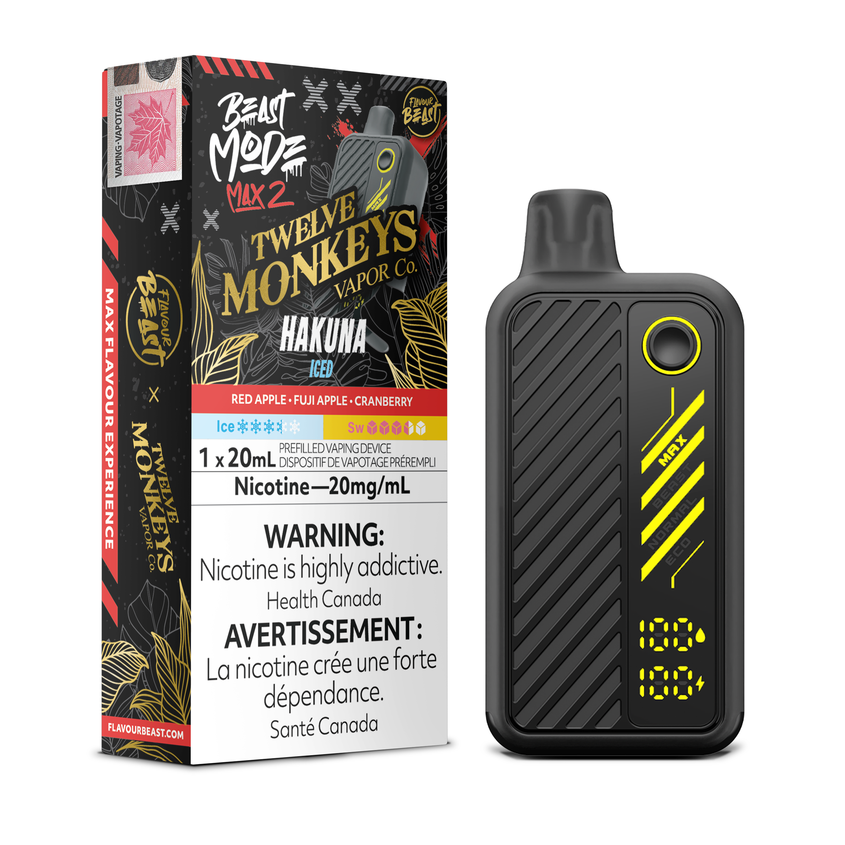 Flavour Beast X Twelve Monkeys BEAST MODE MAX 2 50K