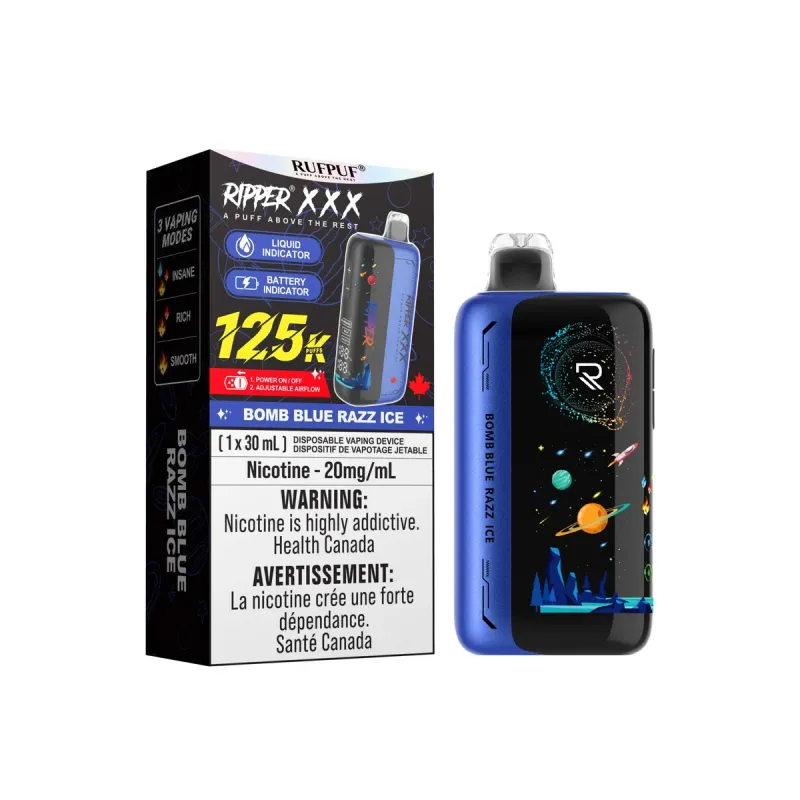 RIPPER XXX 125 K 30 ML — e-liquid bottle