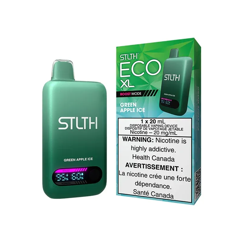 STLTH ECO XL DISPOSABLE (EXCISE AB TAX INCLUDED) - Green Apple Ice, 20 mg