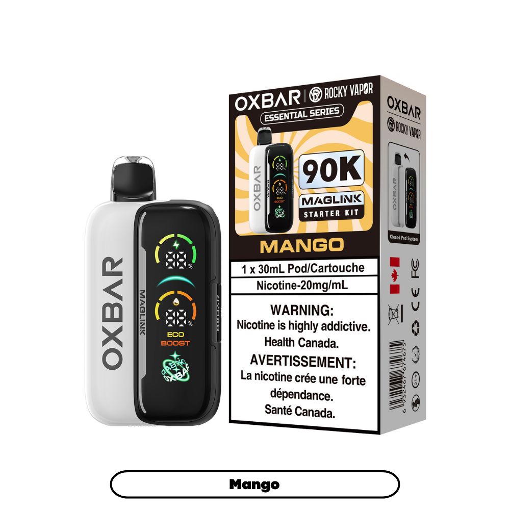 ROCKY VAPOR OXBAR MAGLINK STARTER KIT 90K — disposable vape